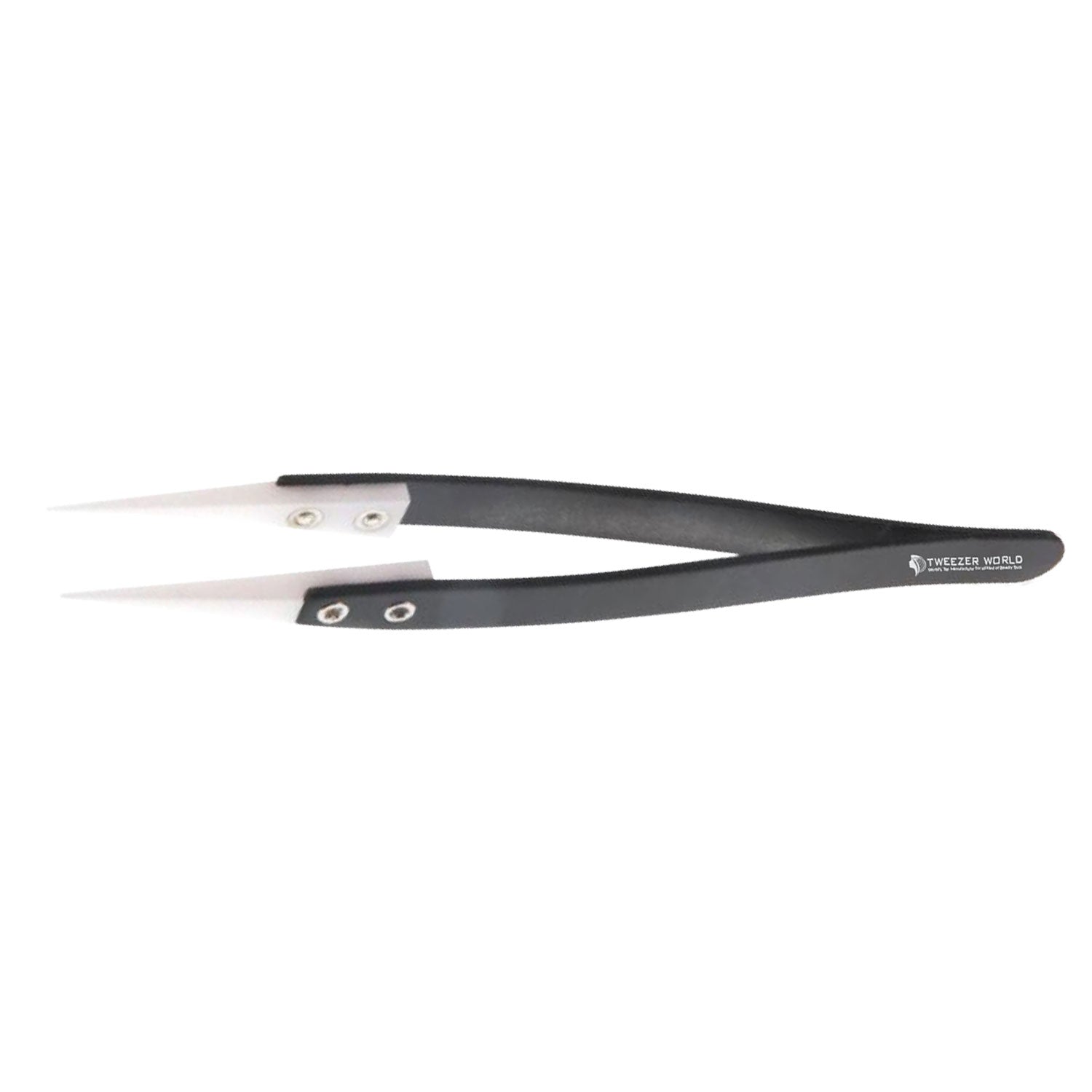 Pointed Ceramic Tipped Best Tweezers Straight Tweezers, Stainless Steel