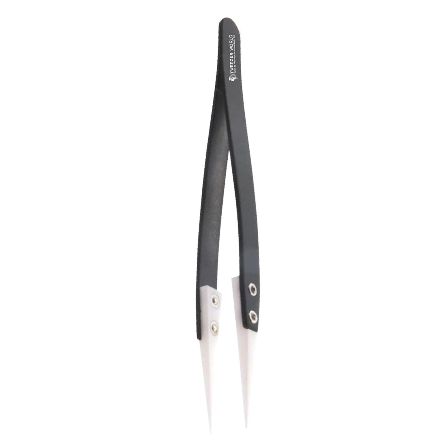 Pointed Ceramic Tipped Best Tweezers Straight Tweezers, Stainless Steel