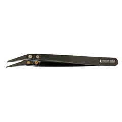 Ceramic Heat Resistant Conductive Curved Tipped Ceramic Tweezers