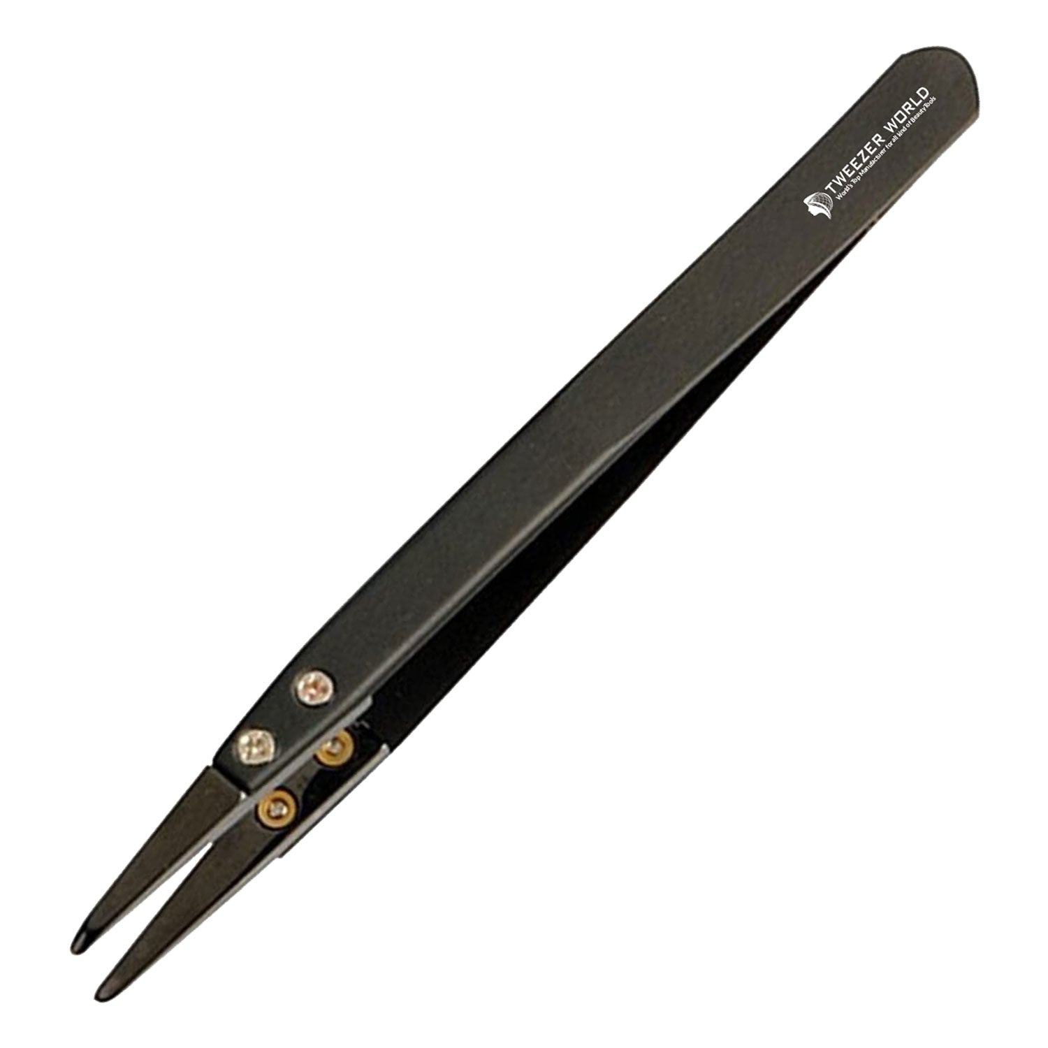 Professional Black Ceramic Tweezers for Jewellery Tools, Equipment Use