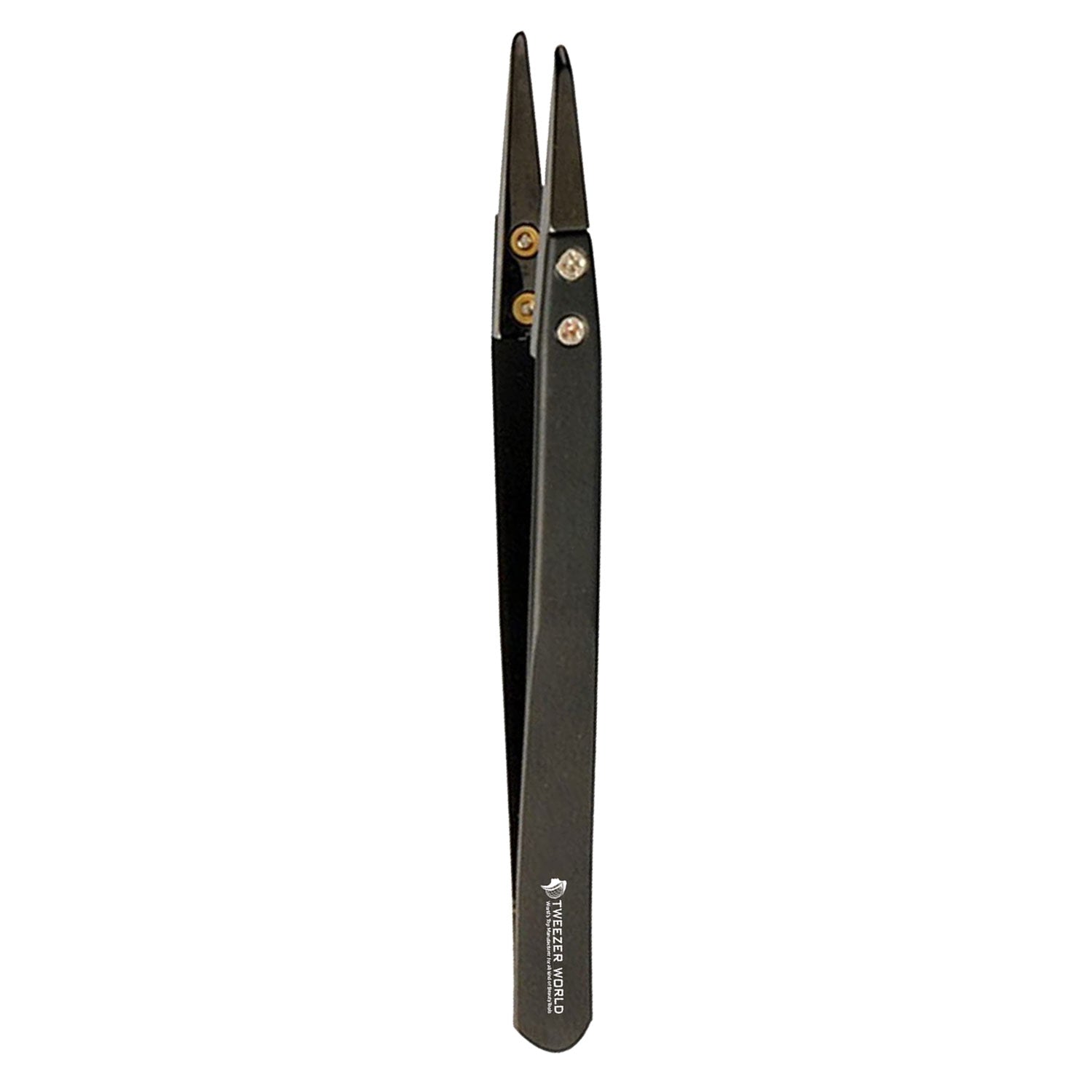 Professional Black Ceramic Tweezers for Jewellery Tools, Equipment Use