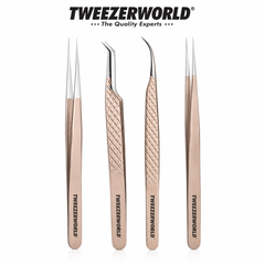 Brown & Natural Lash Private-Label Collection | OEM Lash Tweezers