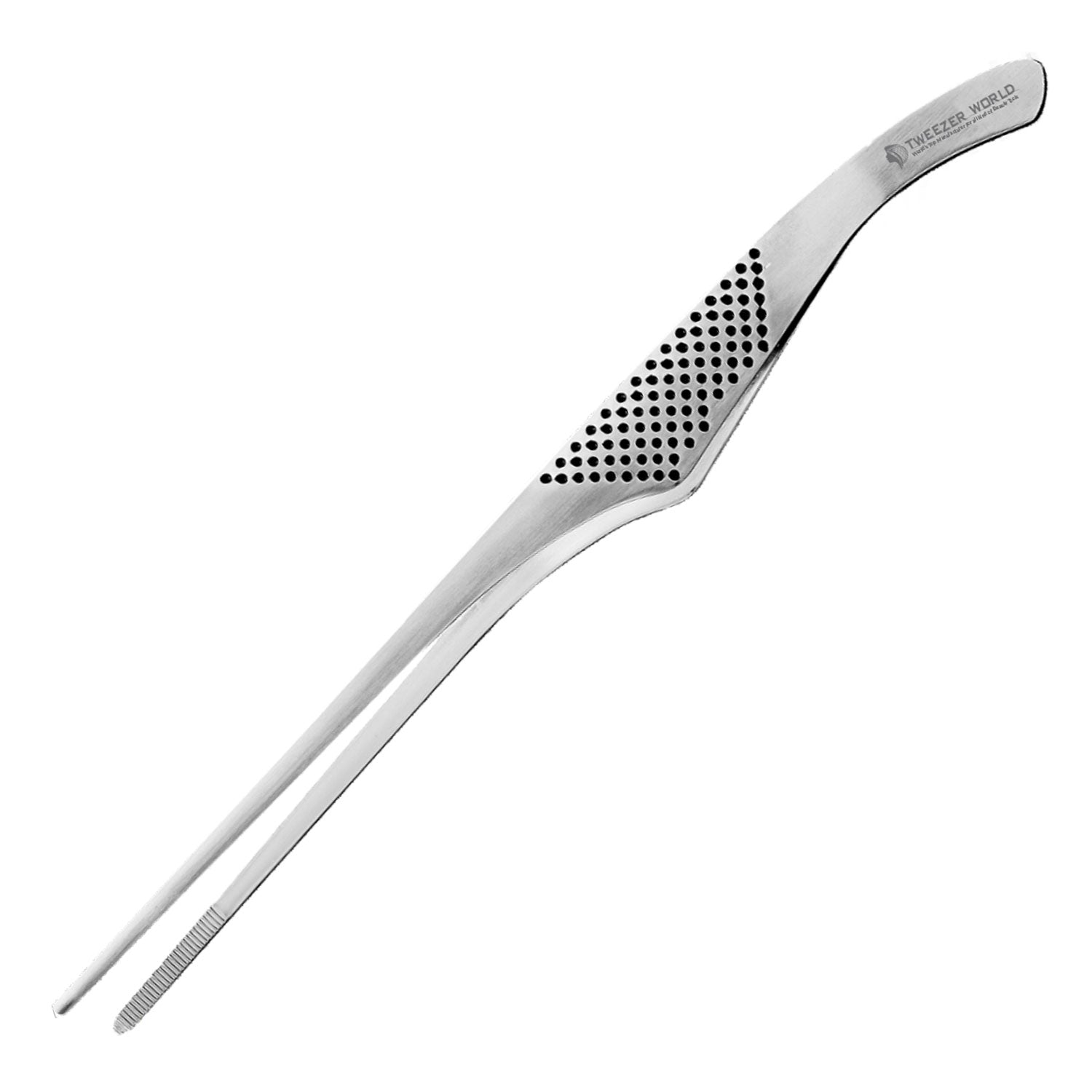 Best Chef Tweezers Food Long Tong with Serrated Tips Food Tweezers