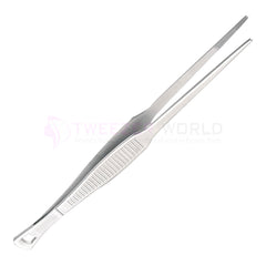 Professional Plating Tweezers for Chefs Stainless Steel Cooking Tweezers