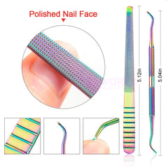 7Pcs Cuticle Nippers and Cutter Kit Toenail File Nail Polish Remover