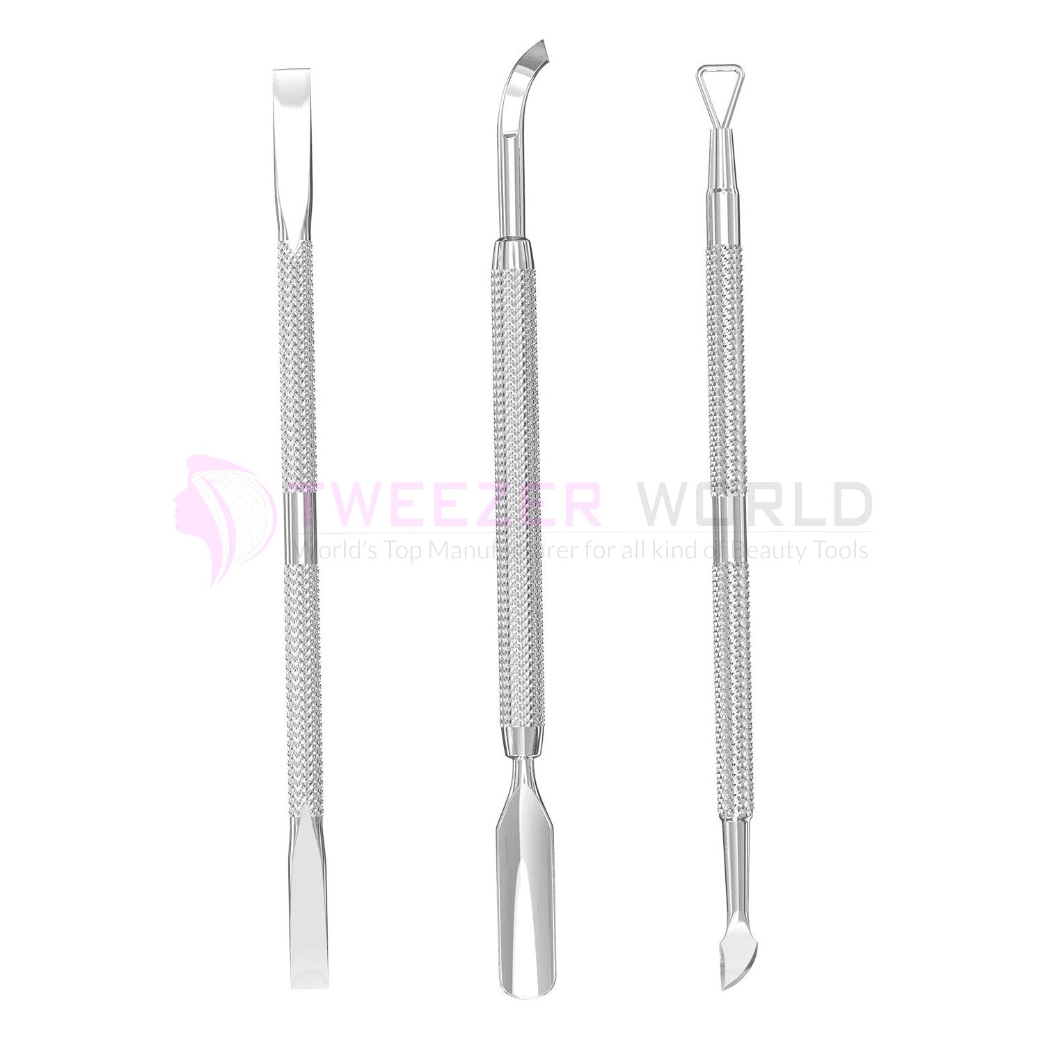 Best Set Of 3pcs Cuticle Scraper Cuticle Pusher Nail Polish Remover