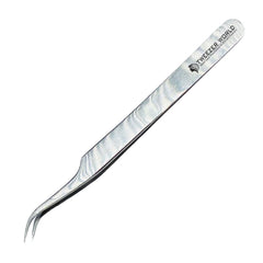 Diamond Dust Isolation Curved Tweezers Eyelash Extension Tweezers