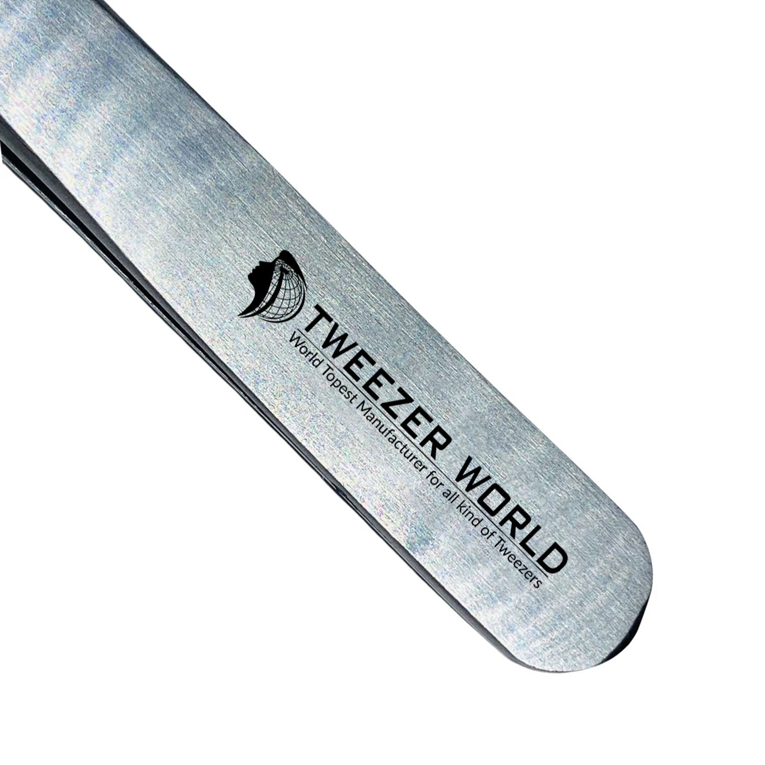 Diamond Dust Volume Tweezers 90 Degree Long Point with Diamond Dust