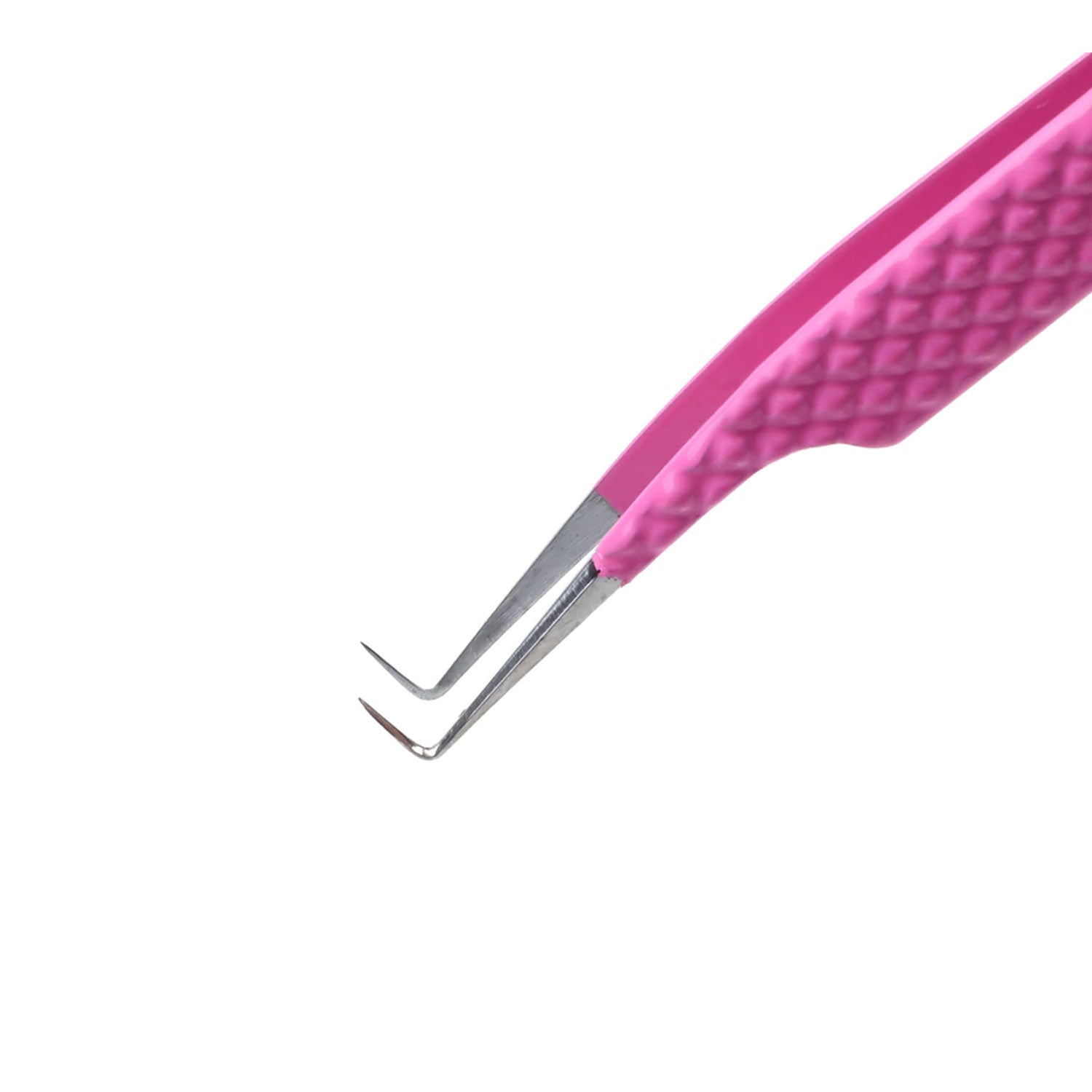 Excellent for Use 90 Degree Diamond Dust Pink Mega Volume Tweezers