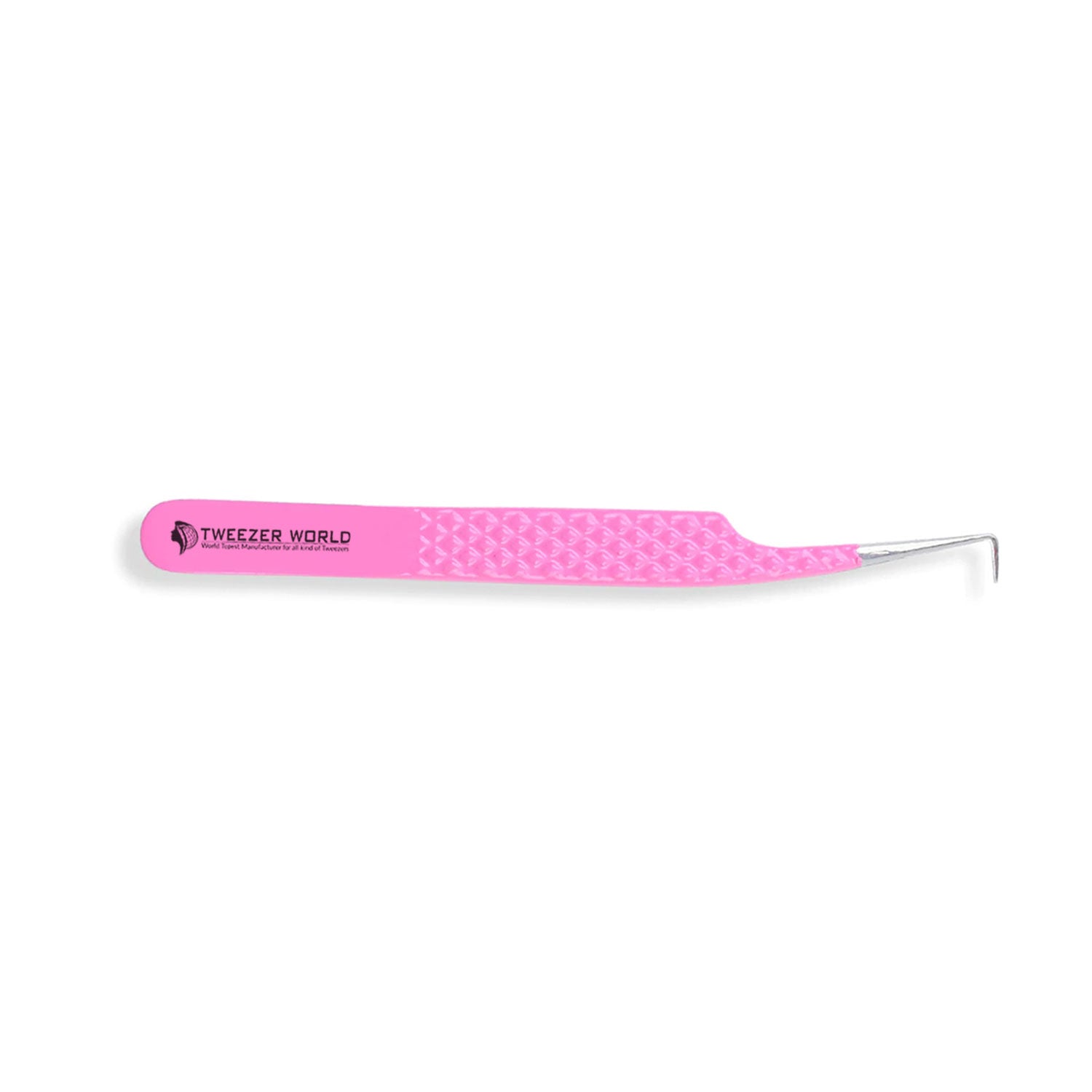 Excellent for Use 90 Degree Diamond Dust Pink Mega Volume Tweezers