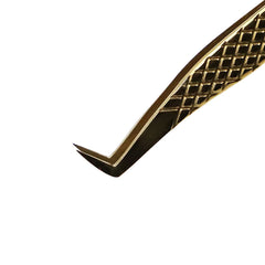 Best Gold Diamond Dust Mega Volume Lash Tweezers for Professional