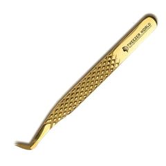 Best Gold Diamond Dust Mega Volume Lash Tweezers for Professional