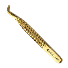 Best Gold Diamond Dust Mega Volume Lash Tweezers for Professional