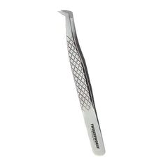 Diamond Grip Volume Lash Tweezers Rounded Tip | OEM