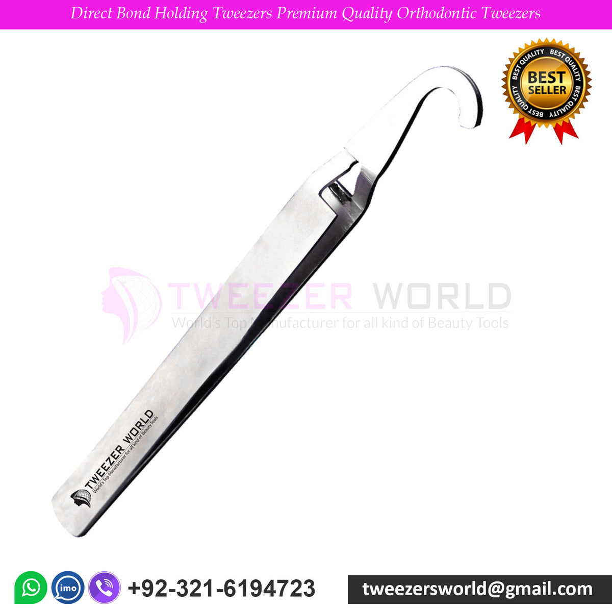 Direct Bond Holding Tweezers Premium Quality Orthodontic Tweezers