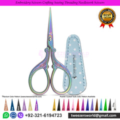 Embroidery Scissors Crafting Sewing Threading Needlework Scissors