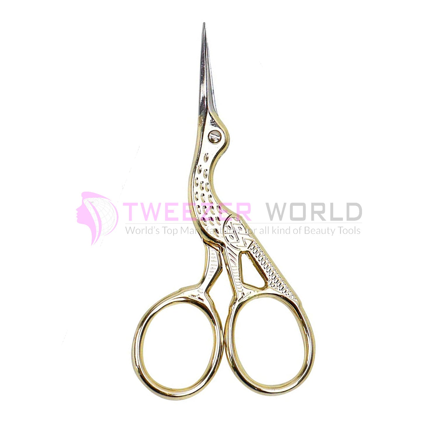 Embroidery Scissors, Sharp Stork Scissors for Sewing Crafting, Art Work