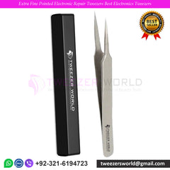 Extra Fine Pointed Electronic Repair Tweezers Best Electronics Tweezers