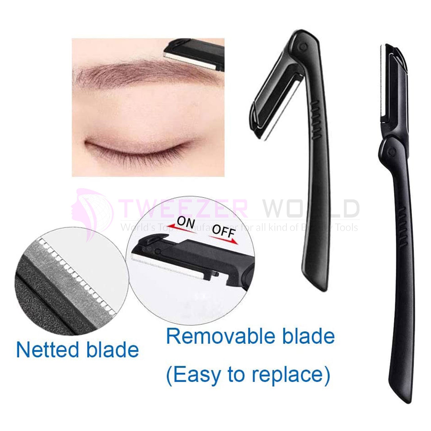 Professional Eyebrow Razor 5 in 1 Eyebrow Kit Professional Trimmers Set