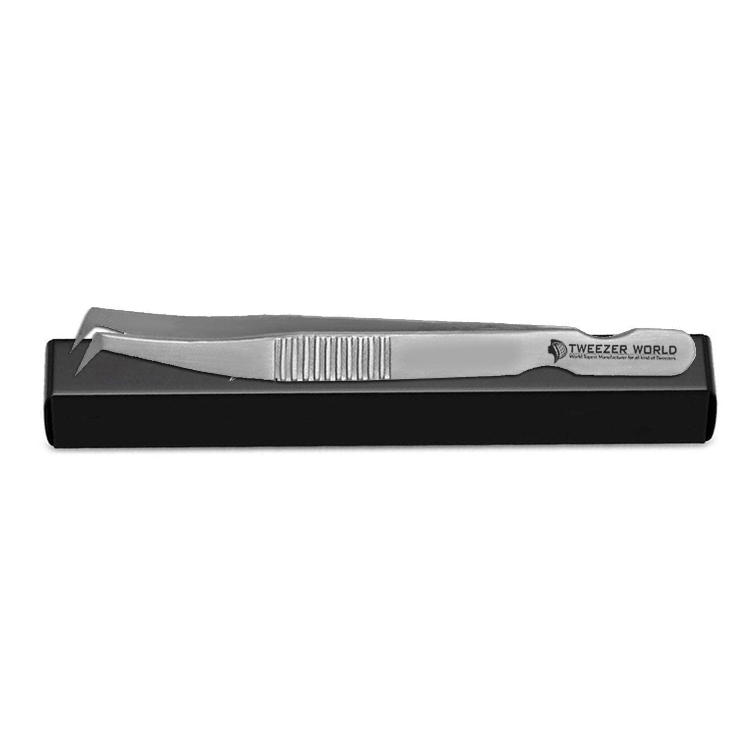 Best Volume Tweezers Serrated handle Tweezers with New Box Packing