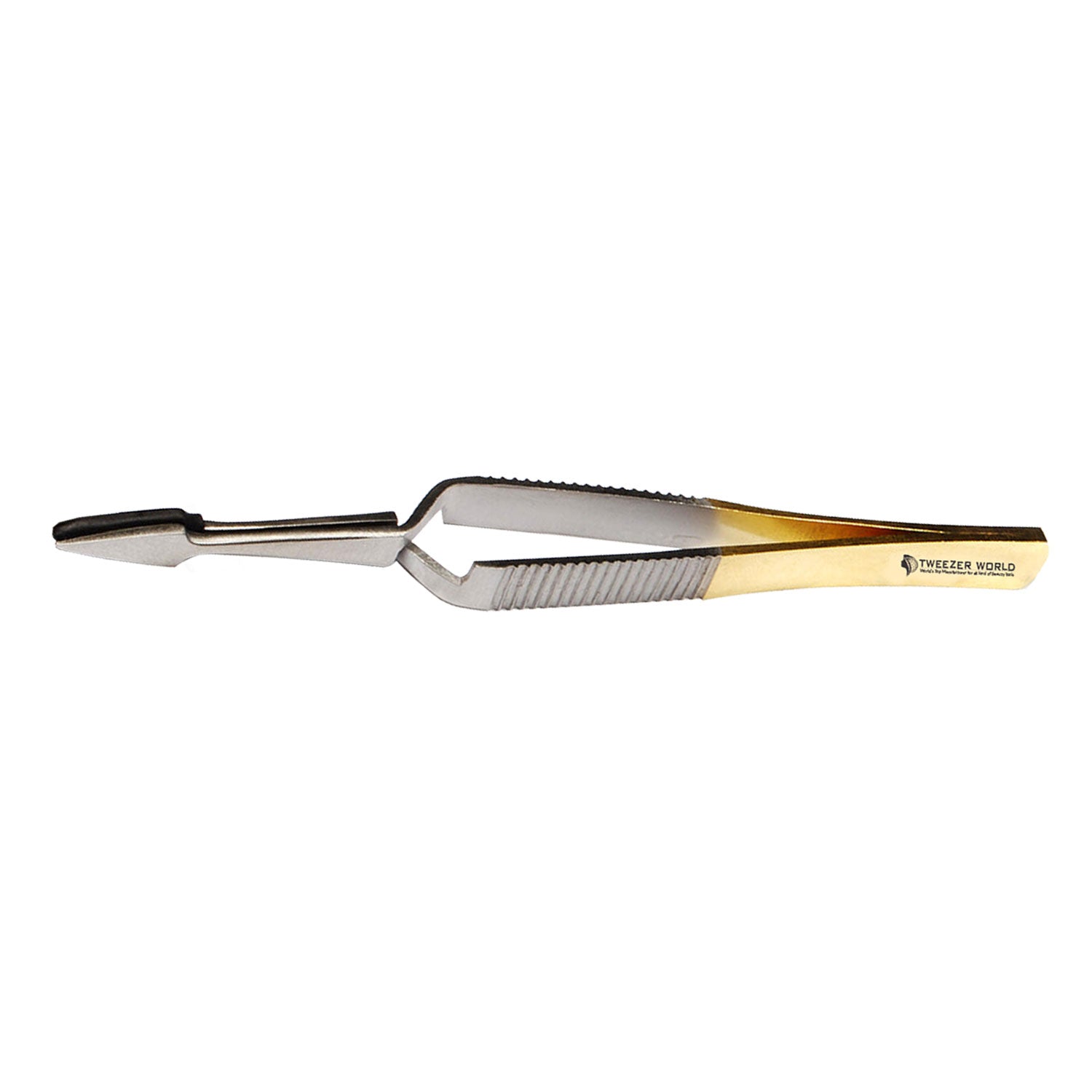 Best Fish Tweezers Self Closing Straight Jaw Gold & Satin 4'' Fly Tweezer