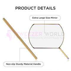 Best Selling Eyelash Extension Gold Mirror Professional Lash Tools