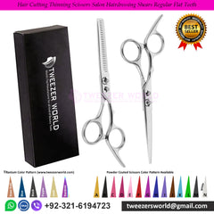 Hair Cutting Thinning Scissors Salon Hairdressing Shears Flat Teeth