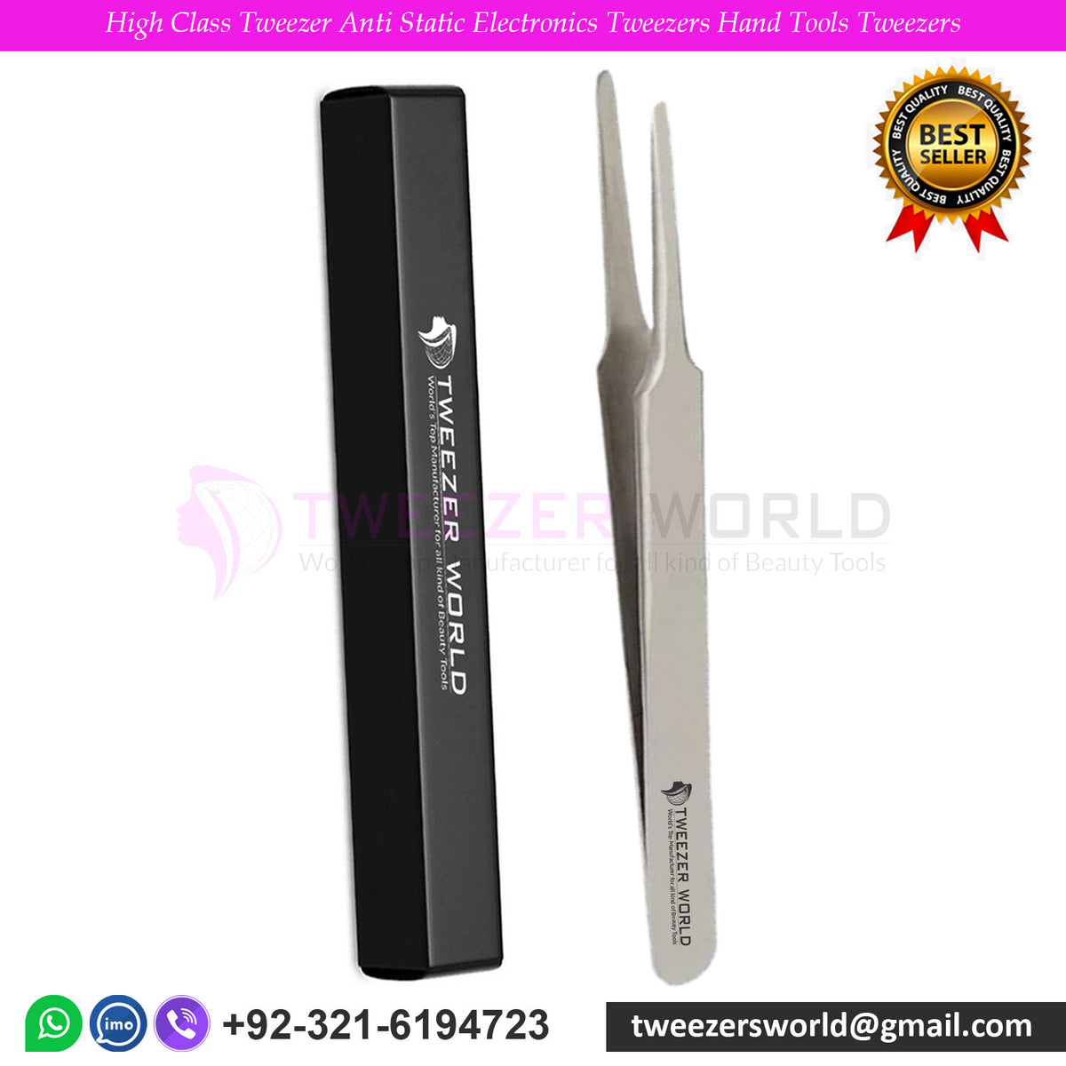 High Class Tweezer Anti Static Electronics Tweezers Hand Tools Tweezers