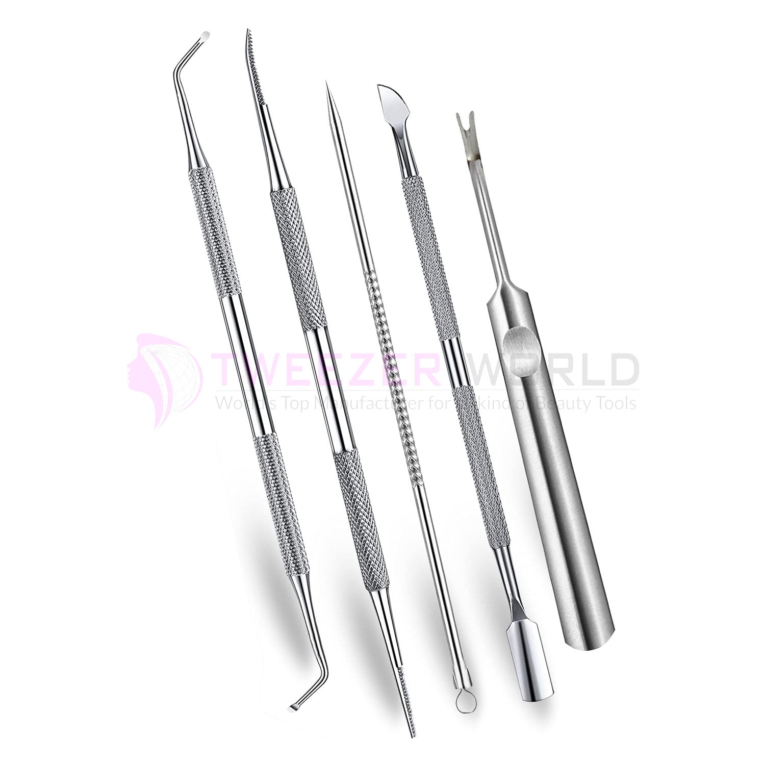 Ingrown Toenail Pedicure Tool Kit Nail File and Nail Pusher Double Sided