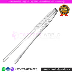 Kitchen Tweezers Tongs For Chef Food Grade Stainless Steel Kitchen Clip