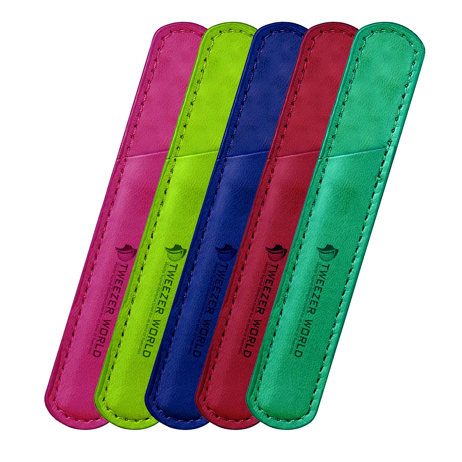 Nail File Leather Pouch in Different Colors, Nail Pusher Packing Pouch