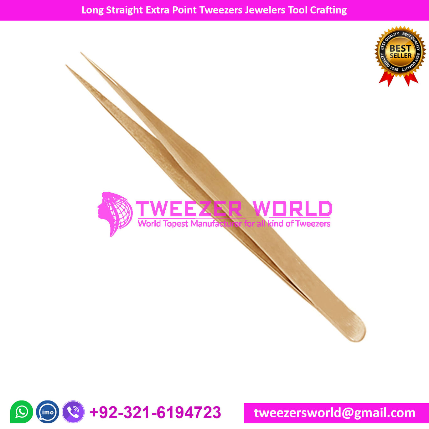 6-Piece Rubber-Tip Tweezers Set – Cross-Lock & Reverse Tweezers For Crafts, Jewelry, & Precision Work – PVC Coated & Anti-Scratch