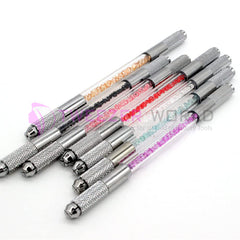 10 Multi Colors Double Sided Microblading Handles Brow Mapping Pen