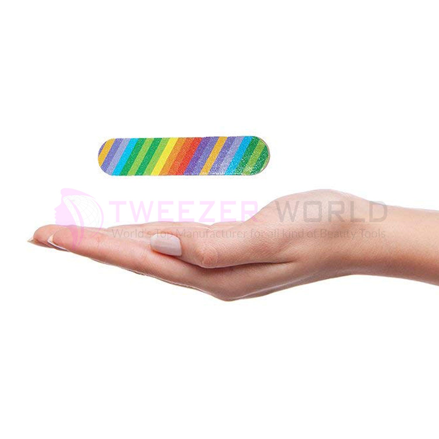 Premium Nail Shaper 1 DOZEN Colorful Girly Mini Emery Board Nail Files