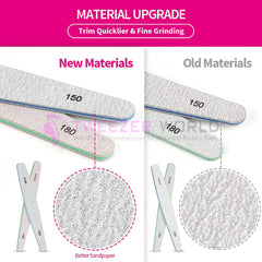 Professional Nail File Emery Board Manicure Pedicure Tools Washable