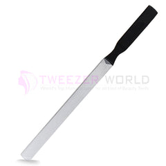 Premium Black Handle Metal 4 Sided Nail File Manicure Pedicure Tool