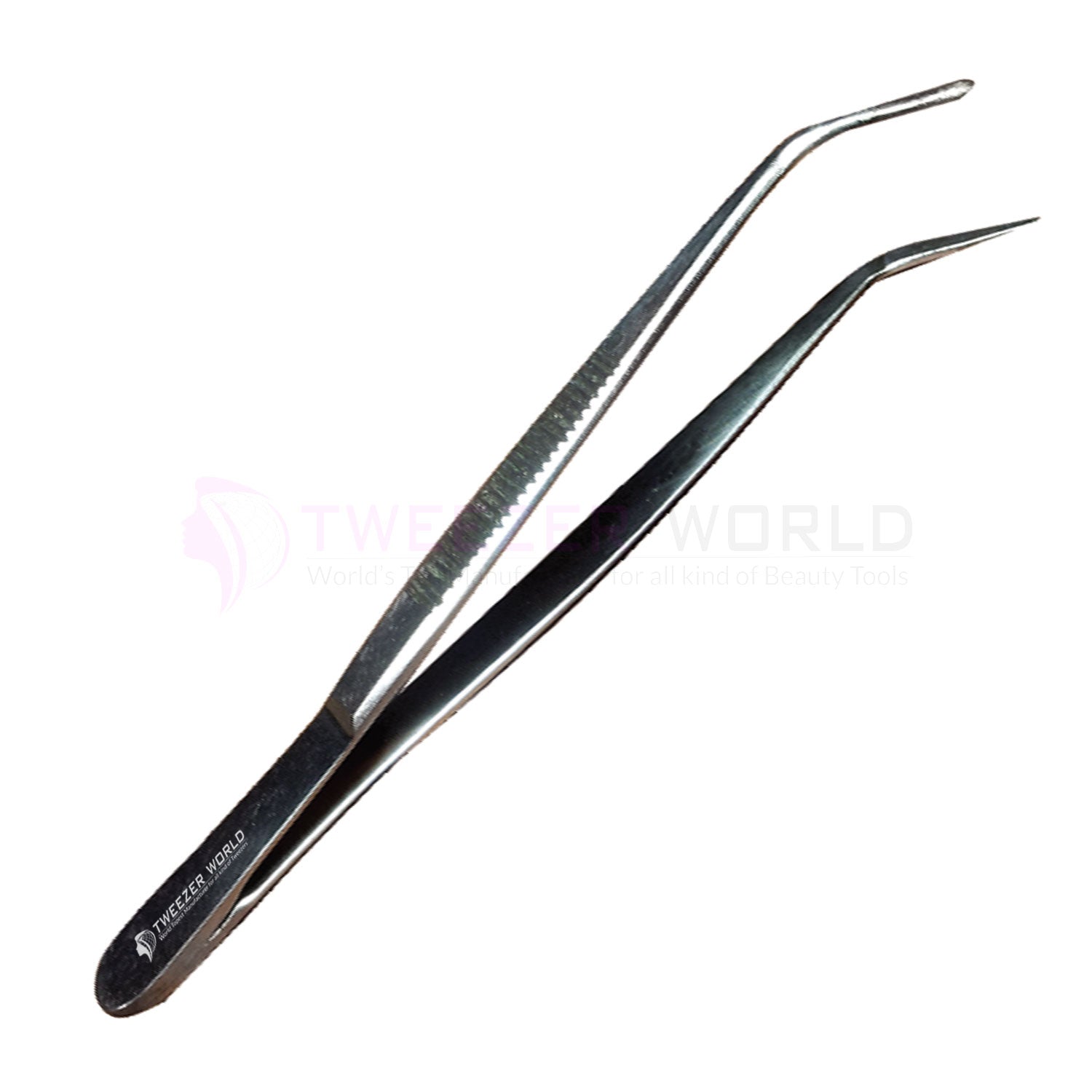 Nail Tweezer, Acrylic Pinching Tool Tweezers C-Curve Nail Pinching Tool