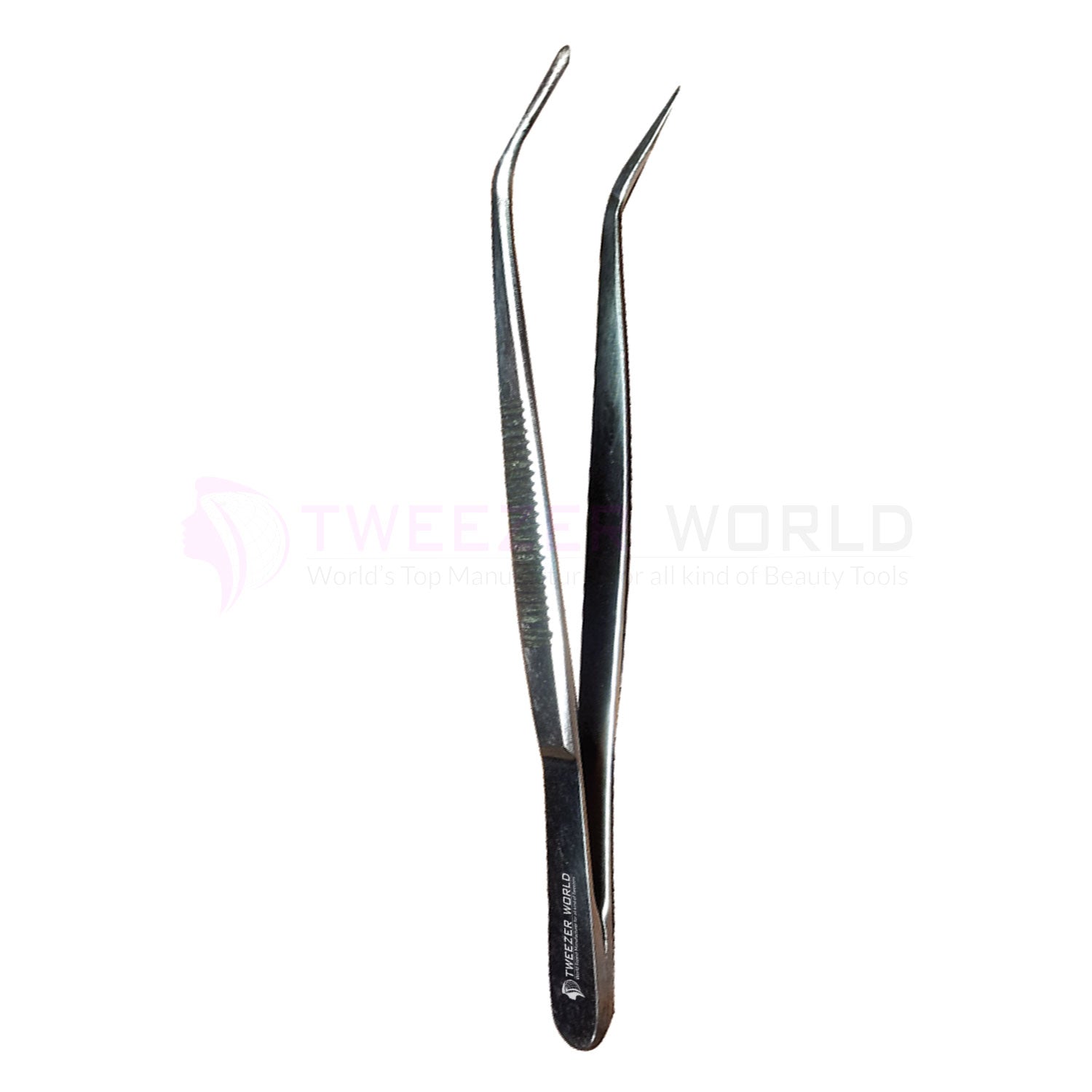 Nail Tweezer, Acrylic Pinching Tool Tweezers C-Curve Nail Pinching Tool