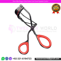 Non-Slip Finger Grip Extra Curl Good Eyelash Curler