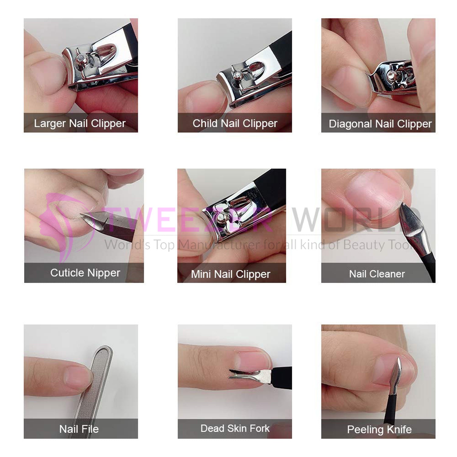 Best Stainless Steel Nail Clipper &amp; Nail Tools Manicure &amp; Pedicure Set