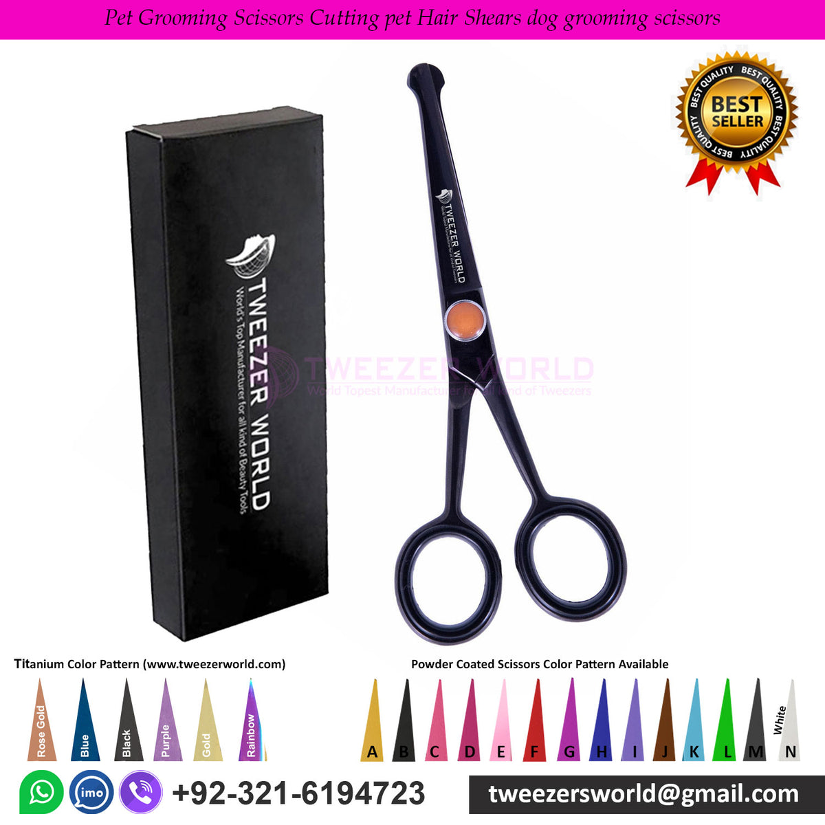 Pet Grooming Scissors Cutting pet Hair Shears dog grooming scissors