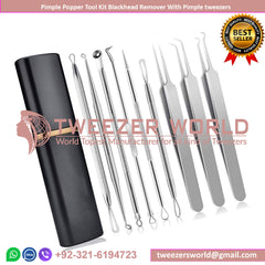 Pimple Popper Tool Kit Blackhead Remover With Pimple tweezers