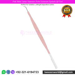 Pink Shine Lashes Separator Perm Extension Eyelash Lift Tool