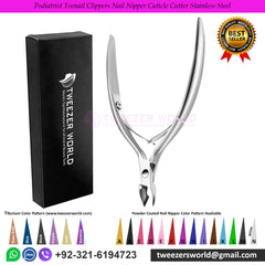 Podiatrist Toenail Clippers Nail Nipper Cuticle Cutter Stainless Steel