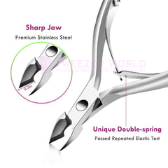 Podiatrist Toenail Clippers Nail Nipper Cuticle Cutter Stainless Steel