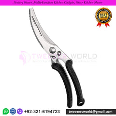 Poultry Shears, Multi-Function Kitchen Gadgets, Sharp Kitchen Shears