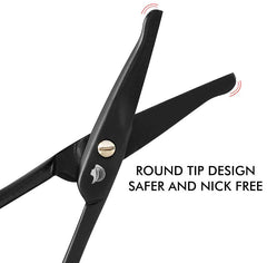 Premium Nose Hair Scissors Curved Safety Blades Nasal Hair Scissors