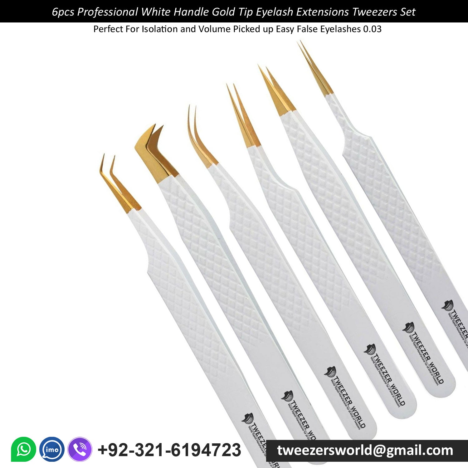 White Gold Types of Tweezers Eyelash Tweezers Set Boots Near Me