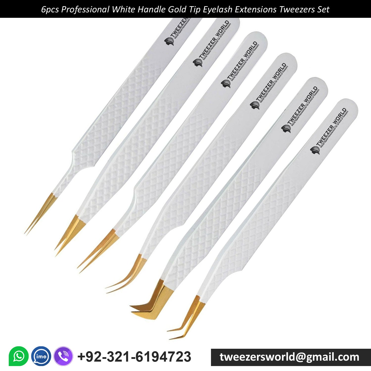 White Gold Types of Tweezers Eyelash Tweezers Set Boots Near Me