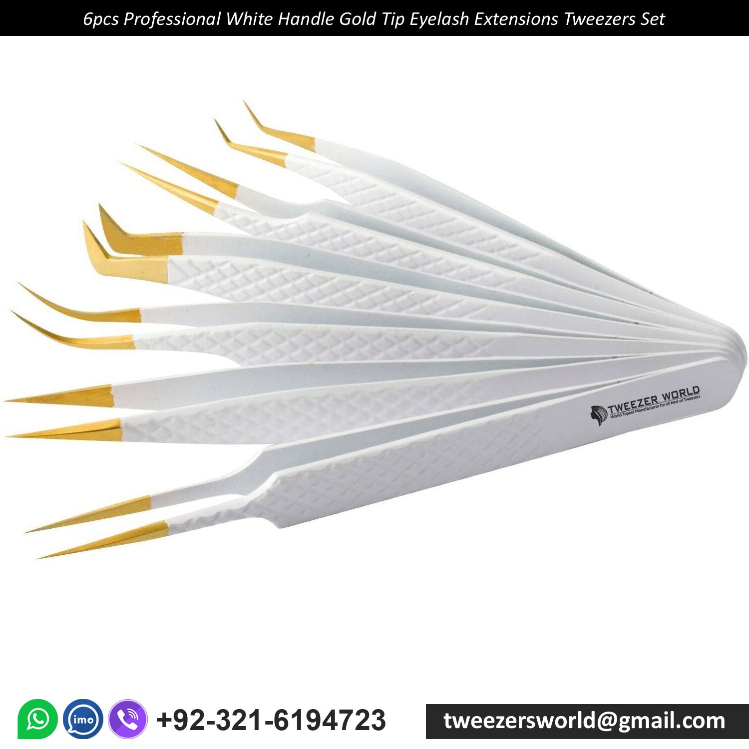 White Gold Types of Tweezers Eyelash Tweezers Set Boots Near Me